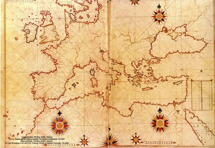 Pîrî Reis’in 1513 tarihli dünya haritası